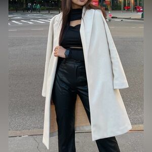 Zara Cream Long Coat